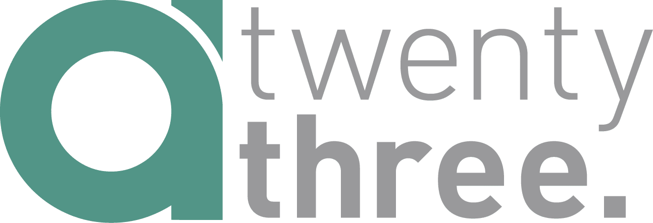 a twenty three logo